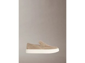 Resim Calvin Klein Erkek Hybrid Clean Süet Deri Loafer 