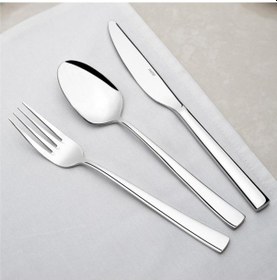 Resim Nehir Deniz Sade Kutulu 72 Prç. Çatal Kaşık Bıçak Seti 