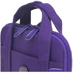 Resim Smart Bags Mikro Poly Kumaş Askılı Mini Boy Kadın Cüzdanı 3346 Mor 