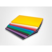 Resim YELKAR PLASTİK Yelkar Düz Kenar ve Köşeli , Mat Yüzey 40*50*2,5 cm Polietilen Kesme Tahtası 10 Adet 
