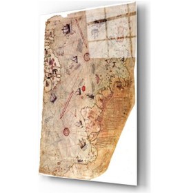 Resim Miyrem Glasses Collection -a1^ Dünya Haritası 18 Cam Tablo 