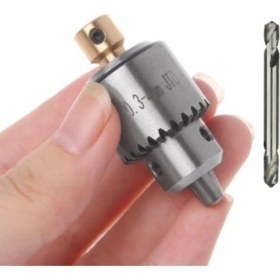 Resim Motor Için Anahtarlı Mandrel 3 Çeneli 5mm Mil Çaplı Mandren Okul Proje Uygulama Matkap Uçlu 