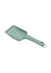 Resim Moderna Dar Aralıklı Kedi Kumu Küreği Yeşil 10x28 Cm 