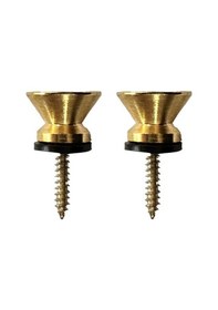 Resim Midex Pm1-2x Gold Metal Kaliteli Gitar Askı Pimi Omuz Askısı Takmak İçin Vida Pim 2 Adet 