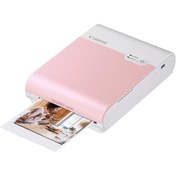 Resim Canon Wi-Fi Özellikli Pembe Selphy Square QX10 Mobil Fotoğraf Yazıcısı Yapışkan Arka Yüzlü 3 6,8 x 6,8 cm 