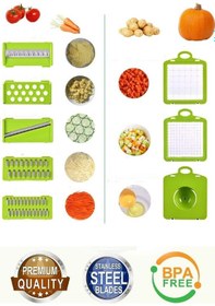 Resim Küp Rende Doğrayıcı Dicer Mandolin Dilimleyici Kesici Mutfak Seti 