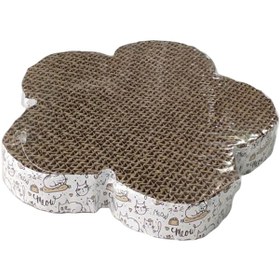 Resim Suntek Kedi Tırmığı Karton Tırmalama Tahtası Eziyet Çiçek 