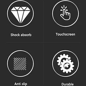 Resim Cryfokt Binicilik Eldivenleri, Rahat Giyim Motosiklet Eldivenleri, Yarış Için Tam Parmak 