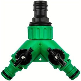 Resim Xuweiwei A Bahçe Hortumu 3 Yollu Vana - 2 Çıkışlı Dayanıklı Sulama Splitter 