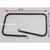 Resim Tost Makinesi Rezistans , 1000 Watt - 110 Volt - Tost Rezistansı 26 x 14 cm metal 