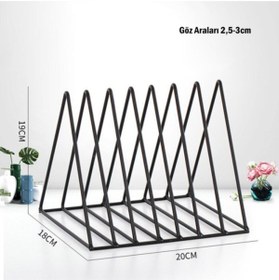 Resim GO DEKOR Iskandinav 3'gen 7 Gözlü Metal Dergilik Ve Gazetelik 