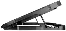 Resim D17-4 Adet Fanlı Kırmızı Ledli 17" Pro Standlı Notebook Soğutucu 