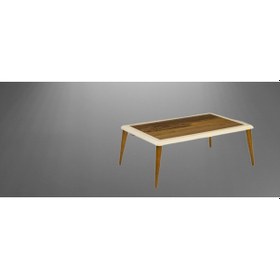 Resim Orta Sehpa Osm Çerçeve Model Parlak Ceviz Krem Kayın Torna Retro 