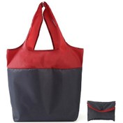 Resim Kosona Rpet Yenilenebilir Su Geçirmez Alışveriş Çantası - 30kg Kapasite, Taşınabilir Katlanabilir, Çevre Dost, Büyük Boy, Market Sepeti Kara Mavi 