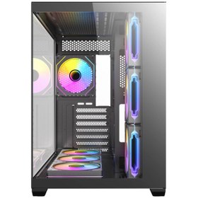 Resim Antec Cx Mirror Mid Tower Oyuncu Kasası Siyah 