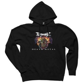 Resim Dismember Death Metal Siyah Kapşonlu Sweatshirt Hoodie Siyah 