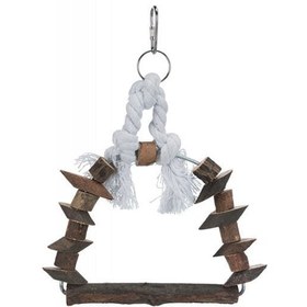 Resim Trixie Beyaz İpli Doğal Kuş Tüneği 15x20 Cm 