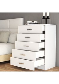 Resim Şifonyer 5 Çekmeceli Beyaz - SFY0201 