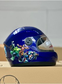 Resim Palas Motor ÇOCUK KASKI | 7-12 YAŞ | Süper Hafif Tasarım | Scooter Motosiklet | Tam Yüz Korumalı | Yumuşak Ped 
