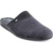 Resim Muya Ray Anatomik Taban Kışlık Kapalı Erkek Ev Terliği 