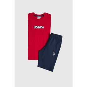 Resim U.S. Polo Assn. Erkek Çocuk Kırmızı Alt Üst Takım 50326806-VR030 
