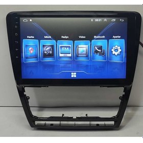 Resim Skoda Octavia 2007-2012 10 inç 6-128 GB Android Carplay Multimedya 