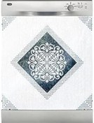 Resim NETWORK ART Bulaşık Makinesi Sticker Kaplama Beyaz Eşya Kaplama 3D Karo 