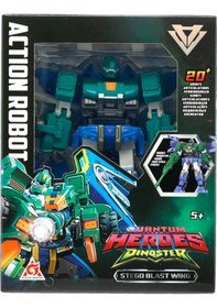 Resim Quantum Heroes Dinoster Aksiyon Robot Stego Blast Wing Cicciobello 