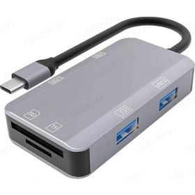 Resim Twin Store ZR785 6 In 1 NK-3049H Usb-C Multi-Function Çevirici 