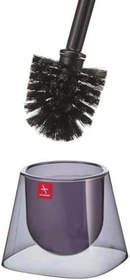 Resim Primanova Neon Tuvalet Fırçası Gövde Şeffaf Siyah Sap Opak Siyah M-E19-25-06 