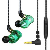 Resim Mufunye Qkz Sk7 Kulak İçi Kablolu Kulaklık, 3.5mm Soket, 11.6mm Dinamik Sürücü, Mikrofonlu Kablolu Kontrol, Yeşil Sk7 