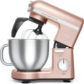 Resim Karaca Mastermaid Chef Pro Çift Kollu Stand Mikser Pearly Pink 1750W 