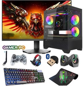 Resim Gaming Game CacheX Rx44 i5-3470 16GB 500GB HDD+240GB SSD GT730 4GB 23.8" Curved Oyuncu Masaüstü Bilgisayarı 
