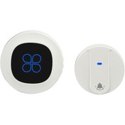 Resim Springsun Pilsiz Kendinden Şarjlı Kablosuz Kapı Zili - 180m Menzil, Ip68 Su Geçirmez 