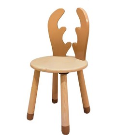 Resim Wood&Joy Renkli Geyik Sandalye 