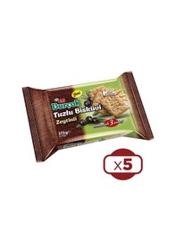 Resim Eti Burçak Tuzlu Zeytinli Bisküvi 5'li 3 x 91 G 