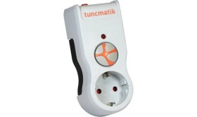 Resim Tunçmatik Beyaz Tekli Akım Korumalı Priz TSK5078 