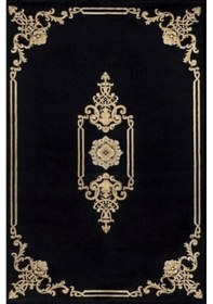 Resim Bahariye Halı Art Deco 116x190 A916 Siyah Gold 