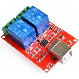 Resim Robotistan 2 Kanal 5V Röle Kartı - Usb Kontrollü 