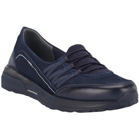 Resim Forelli 46704-g Riba Lacivert Kadın Comfort Deri Ayakkabı 6542 Çok Renkli 
