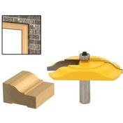 Resim 1pc Tuğla Kalıp Dış Gövde Yönlendirici Biti 1/2 'shank Hattı Bıçağı Ağaç İşleme Kesici Tenon Kesici Ahşap İşleme Araçları İçin 