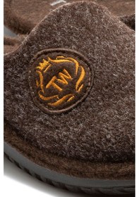 Resim Twigy Data Erkek Ev Terliği Kahverengi 41/45 CC0438 Kahverengi 