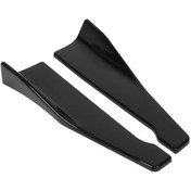 Resim Hightower 1 Parça Araç Arka Tampon Şeridi Spoiler Diffüzör Çizilme Önleyici Siyah 48cm 