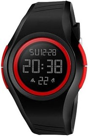 Resim Çocuklar İçin Hafif ve Taşınabilir Dijital Saat Su Geçirmez Şık ve Şık Su Geçirmez Spor Saat Çocuk Saatleri, kırmızı 