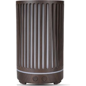 Resim Simüle Edilmiş Ahşap Baskılı Humdifie 200ML Renkli Taşınabilir Nemlendirici Düşük Gürültü Yatak Odası Ofisi Için Küçük Nemlendirici, Bir (Yurt Dışından) 