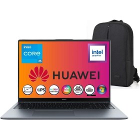 Resim Huawei matebook D16 Intel Core I5 12450H 16GB 512GB SSD IPS Windows 11 Pro 16" Snertech Çanta 