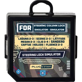 Resim Goldcar Renault - Dacia Modelleir ile Uyumlu Universal Direksiyon Kilidi Emülatörü Simülatörü 