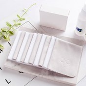 Resim 10'lu Yüksek Kaliteli Mikrofiber Gözlük Temizleme Bezleri - Yumuşak Geyik Derisi Deseni, Ekranlar ve Gözlükler İçin Profesyonel Kalite 