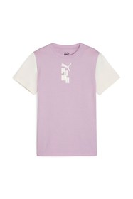Resim Puma Ready Set Better Çocuk Pembe Tişört 