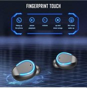 Resim Xindoker F9-2u Kablosuz Bluetooth Kulaklık - Şarj Kılıfı İle Powerbank Ve Telefon Tutucu Özellikli Kablosuz Mini Kulaklık 